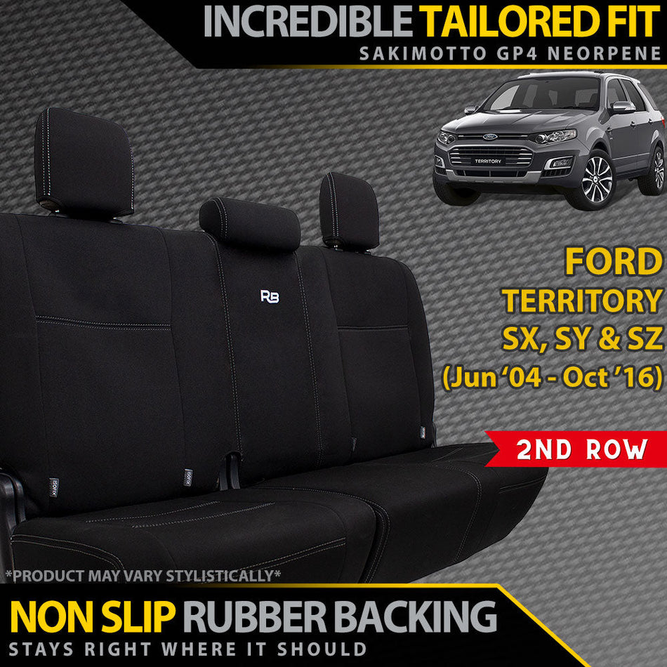 Ford Territory Neoprene 2nd row seat covers (Made to order)