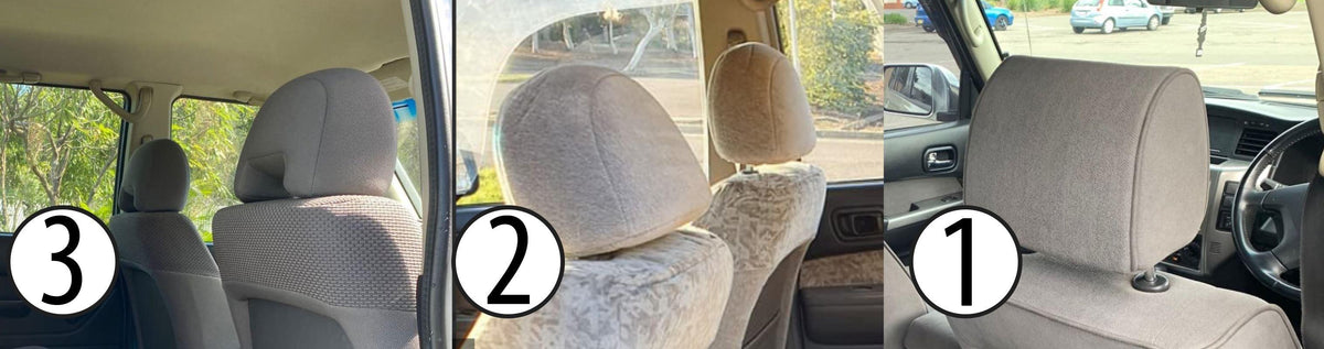 Nissan Patrol GU Wagon Premium Neoprene 50/50 Split Rear Rows Seat Covers (Made to Order) - 4X4OC™
