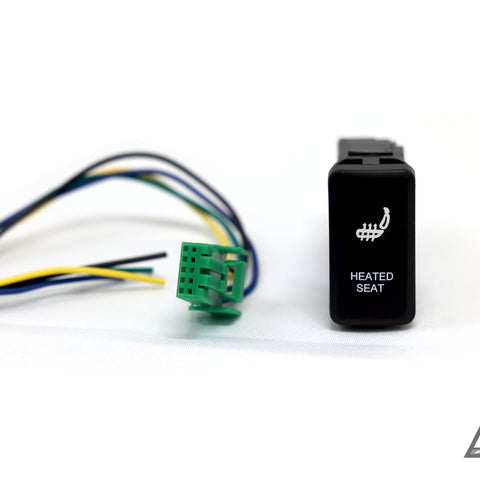 Vertical White LED Push Switch to suit Toyota Hilux Hiace FJ Cruiser Prado 70 Series LandCruiser