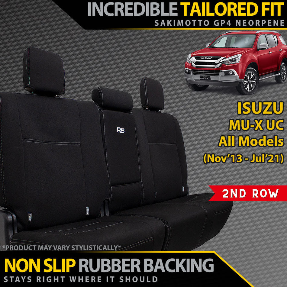 Isuzu MU-X UC Neoprene 2nd Row Seat Covers (Available)