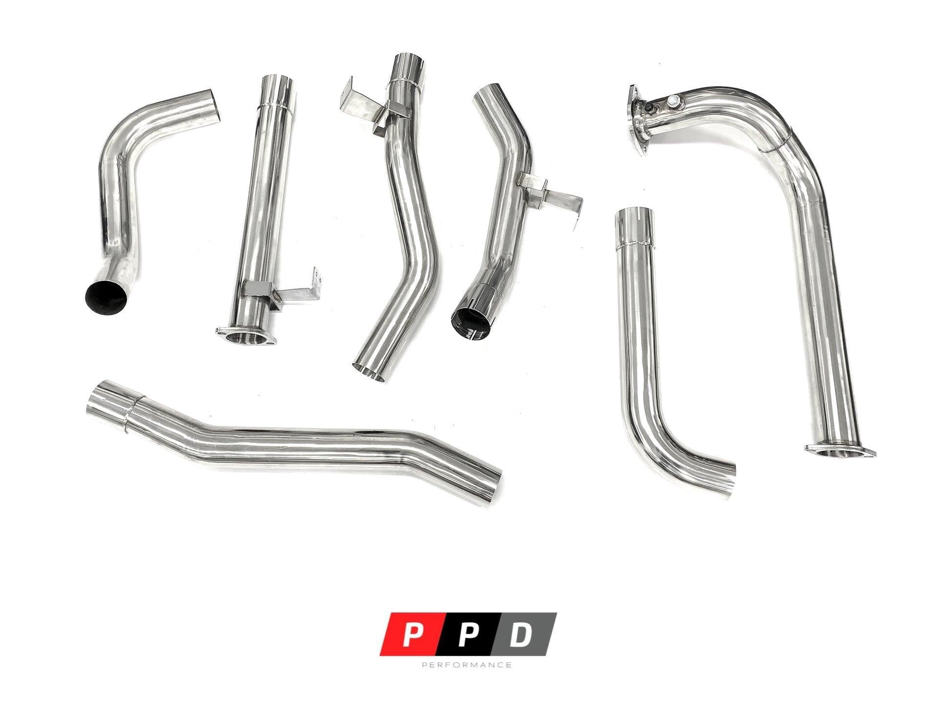 PPD Performance - Toyota Landcruiser 78 Series (1999-2007) Troop carrier 1HD 4.2 TD 3" Stainless Steel Turbo Back Exhaust - 4X4OC™