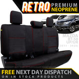Mazda BT-50 UR Retro Premium Neoprene Rear Row Seat Covers (In Stock)