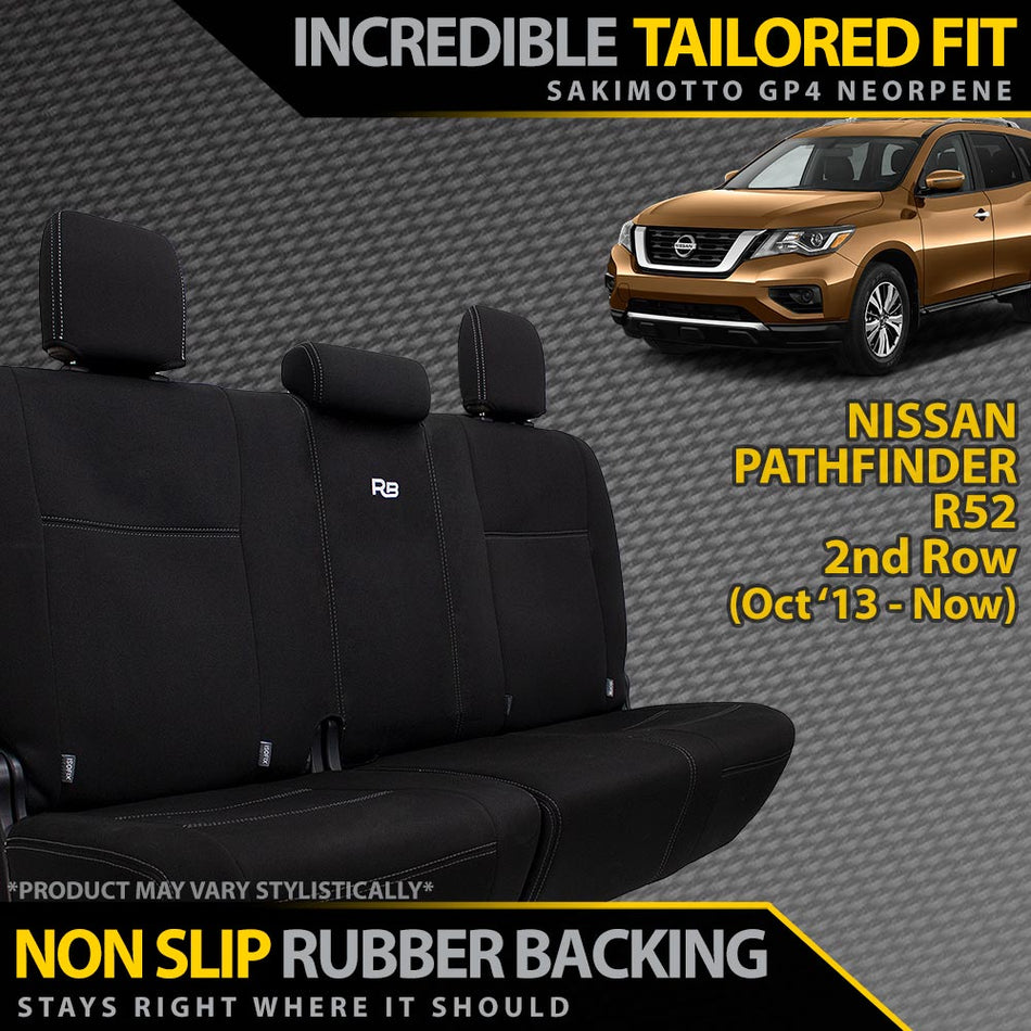 Nissan Pathfinder R52 Neoprene Rear Seat Cover (Made to Order)
