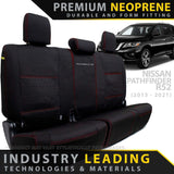 Nissan Pathfinder R52 Premium Neoprene Rear Row Seat Covers (Made to Order) - 4X4OC™