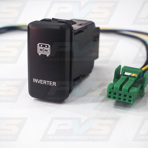 Vertical White LED Push Switch to suit Toyota Hilux Hiace FJ Cruiser Prado 70 Series LandCruiser