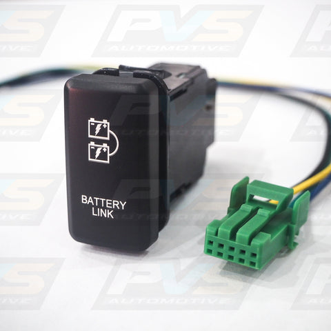 Vertical White LED Push Switch to suit Toyota Hilux Hiace FJ Cruiser Prado 70 Series LandCruiser