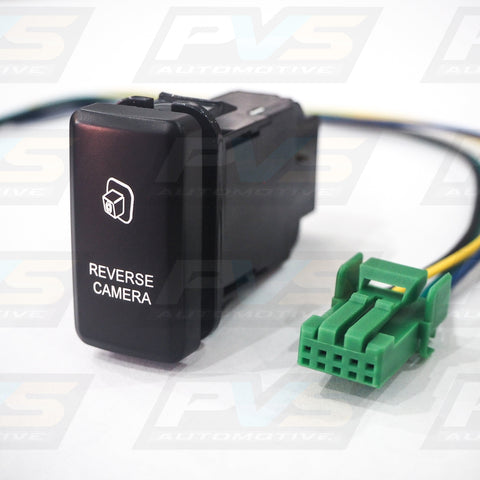 Vertical White LED Push Switch to suit Toyota Hilux Hiace FJ Cruiser Prado 70 Series LandCruiser