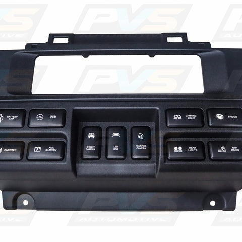 Vertical White LED Push Switch to suit Toyota Hilux Hiace FJ Cruiser Prado 70 Series LandCruiser