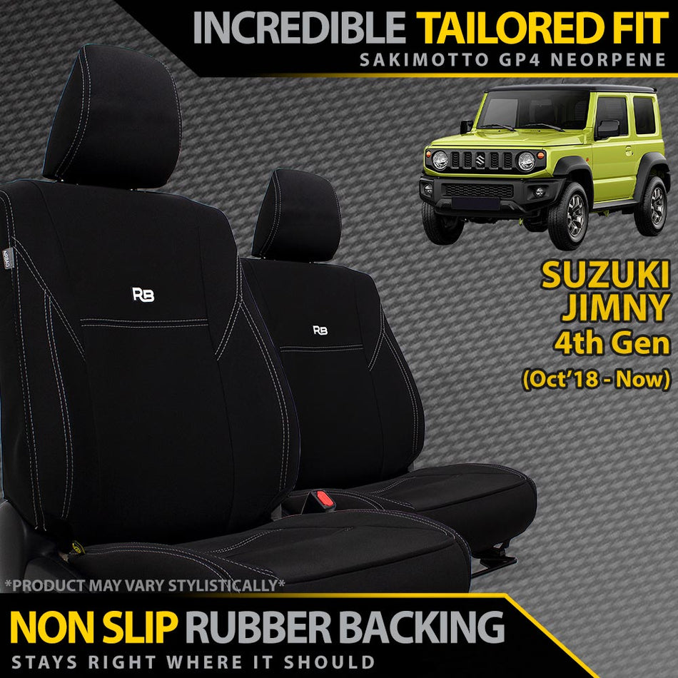 Suzuki Jimny Neoprene 2x Front Seat Covers (Available)