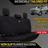 Toyota Landcruiser 200 Series GX/GXL Neoprene 2nd Row Seat Covers (Made to Order)