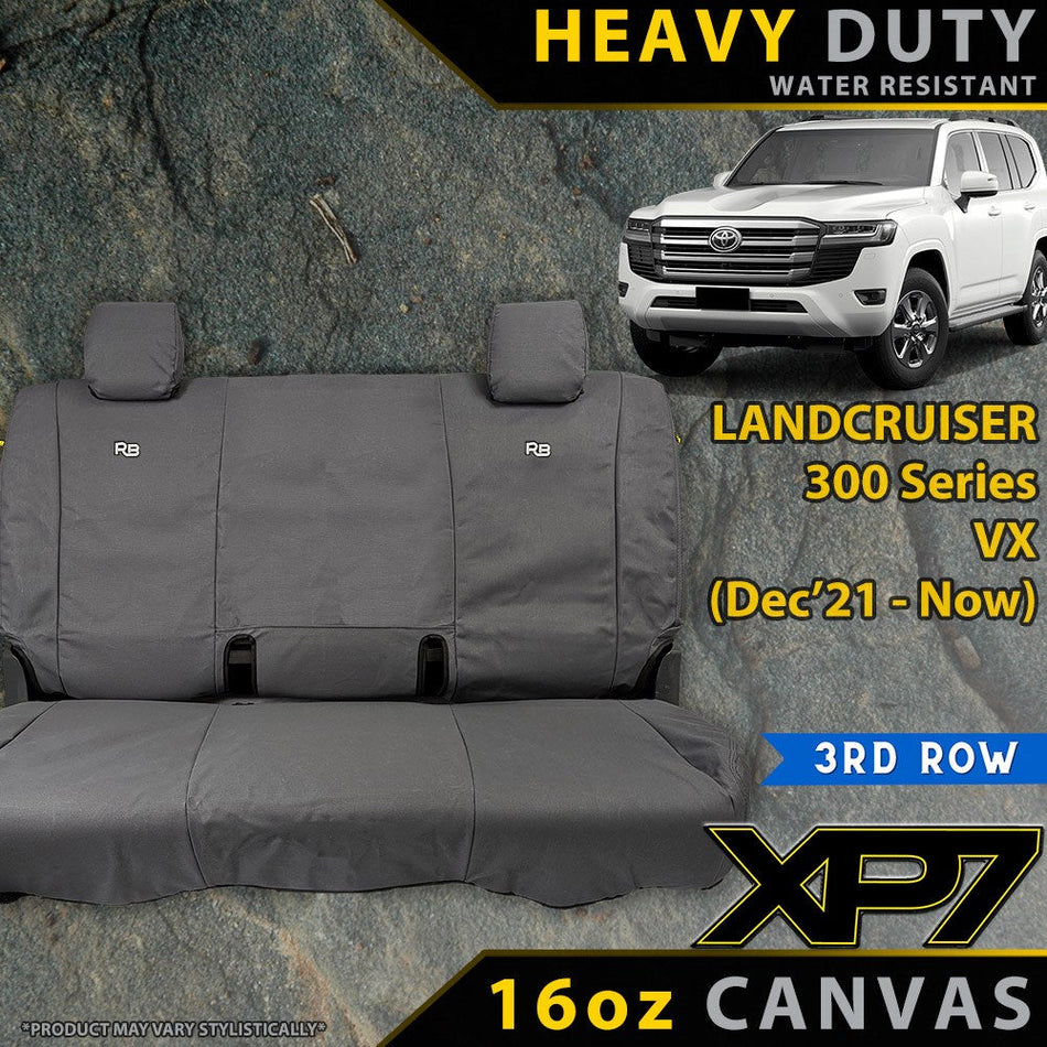 Toyota Landcruiser 300 Series VX XP7 3rd Row Seat Covers (Made to Order)