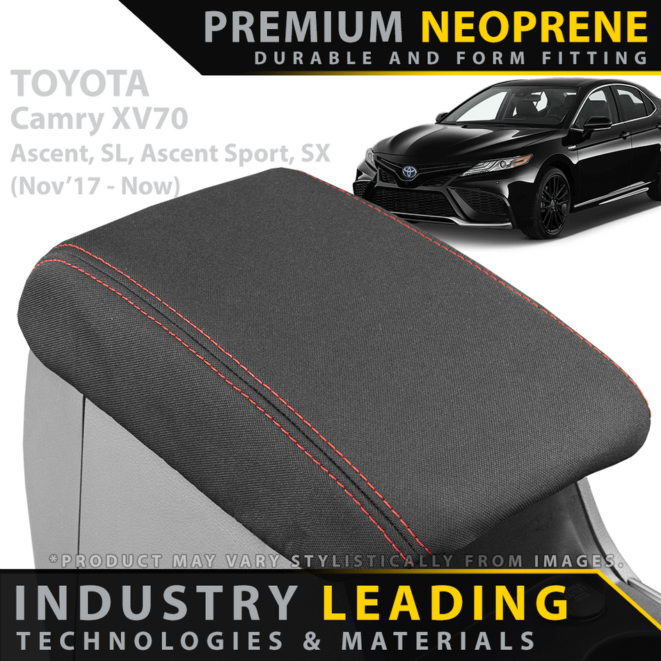 Toyota Camry XV70 Premium Neoprene Console Lid (Made to Order)