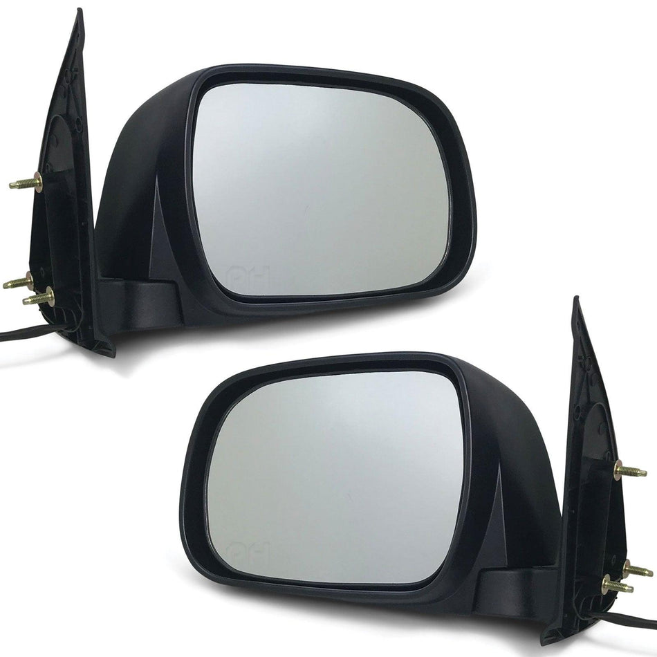 Door Mirrors PAIR Black Electric Fits Toyota Hilux 2005-2010 - 4X4OC™