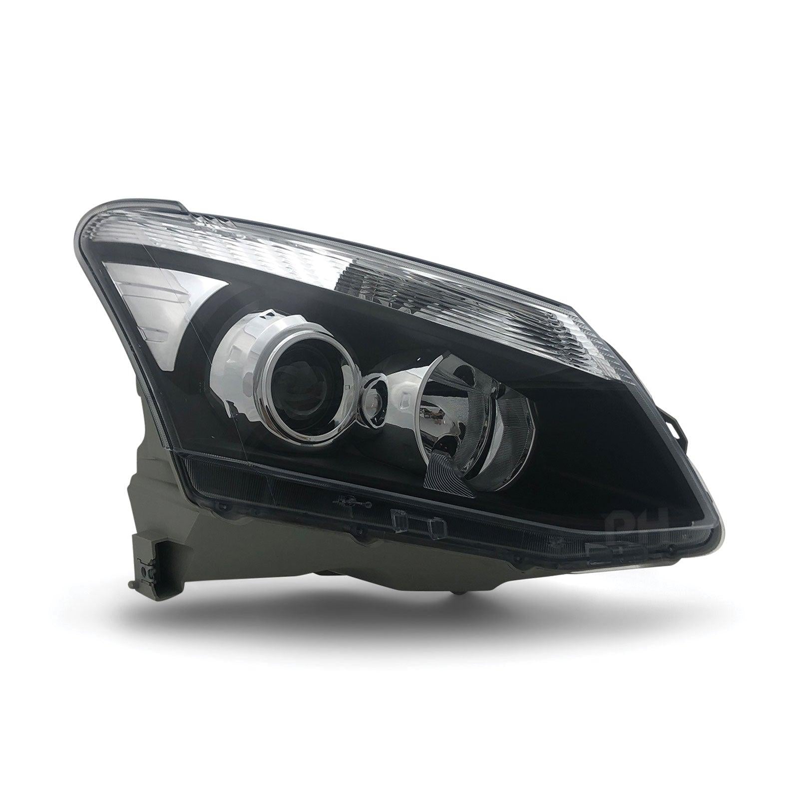Headlights Black Projector PAIR Fits Isuzu DMAX Ute 2012 - 2016 D-MAX - 4X4OC™