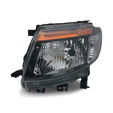 Headlight Black LEFT fits Ford Ranger PX MK1 XL XLT WILDTRAK 11-15 - 4X4OC™