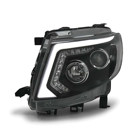 Headlights PAIR DRL Style with LED Indicator fits Ford Ranger PX MK1 XL XLT WILDTRAK 11-15 - 4X4OC™