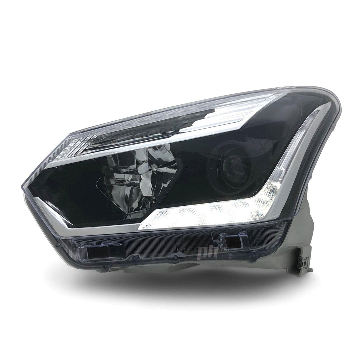 Headlights Black Projector LED DRL PAIR Fits Isuzu DMAX 2017 - 2020 - 4X4OC™