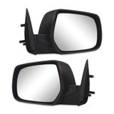 Door Mirror Black Manual Pair RH & LH to suit Mazda BT50 06-11 & Ford Ranger PJ PK 06-11 - 4X4OC™