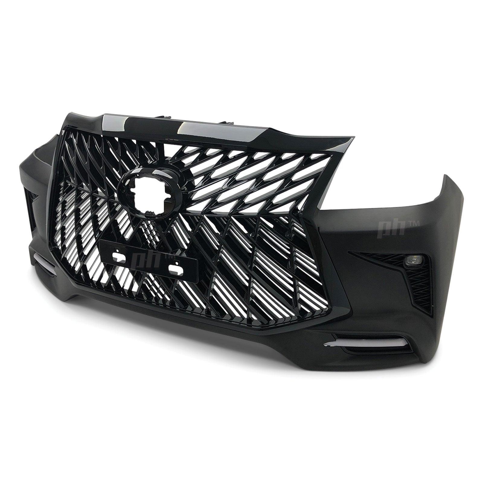 Web Style Front Bumper Kit & Black Grill Fits Toyota Hilux N70 Facelift 11 - 15 - 4X4OC™