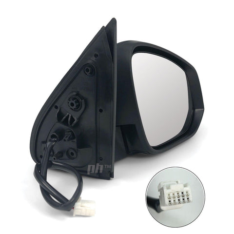 Door Mirrors PAIR Black Electric Indicator Fits Toyota Hilux N80 15 - 21 SR - 4X4OC™