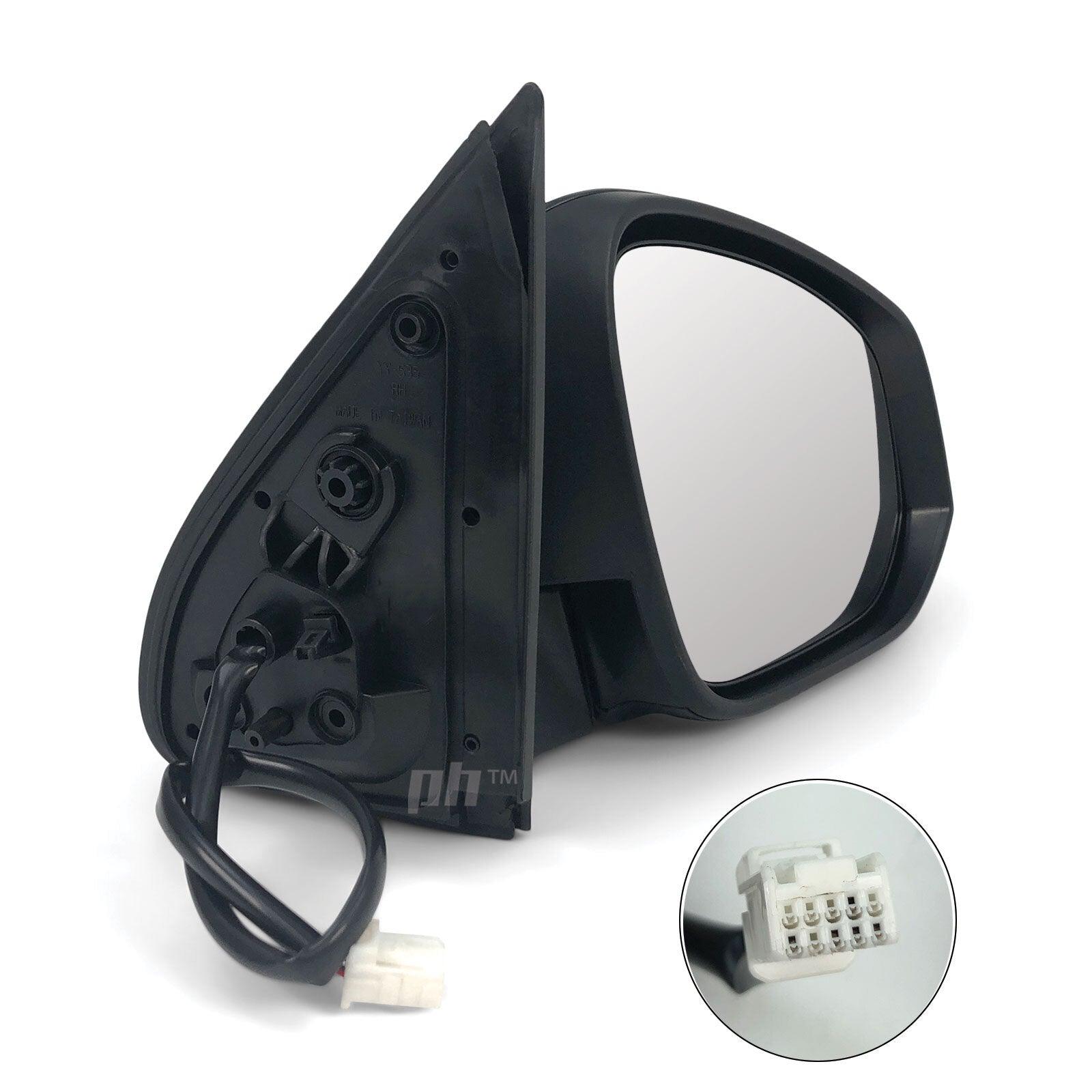 Door Mirror RIGHT Black Electric Indicator Fits Toyota Hilux N80 15 - 08/17 SR - 4X4OC™
