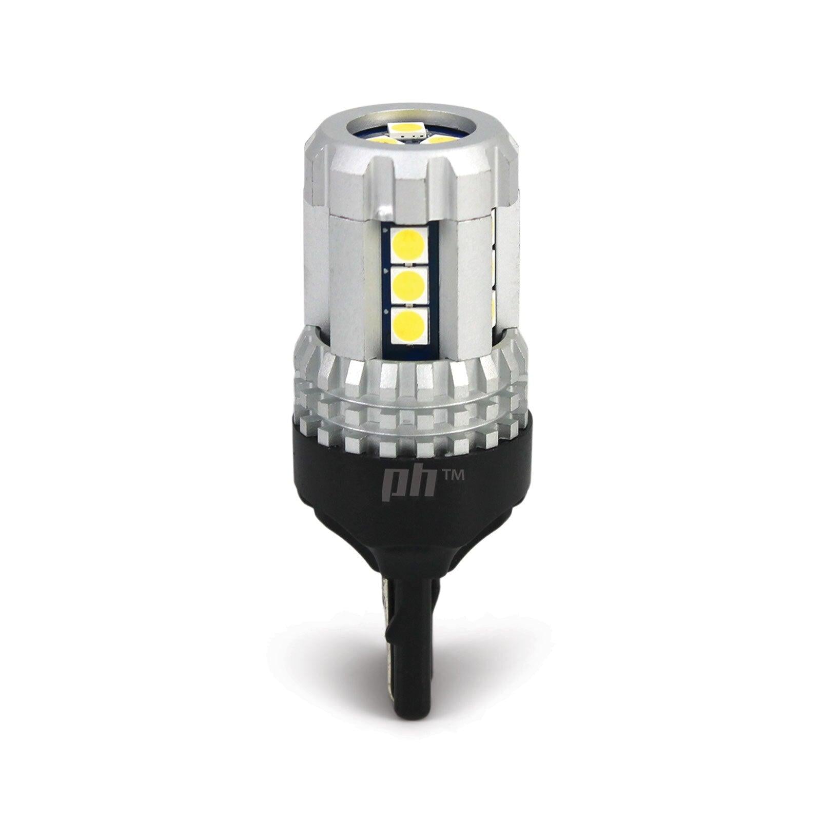 T20 Wedge Style LED Bulbs White 6500k 500LM PAIR Park / Reverse - 4X4OC™