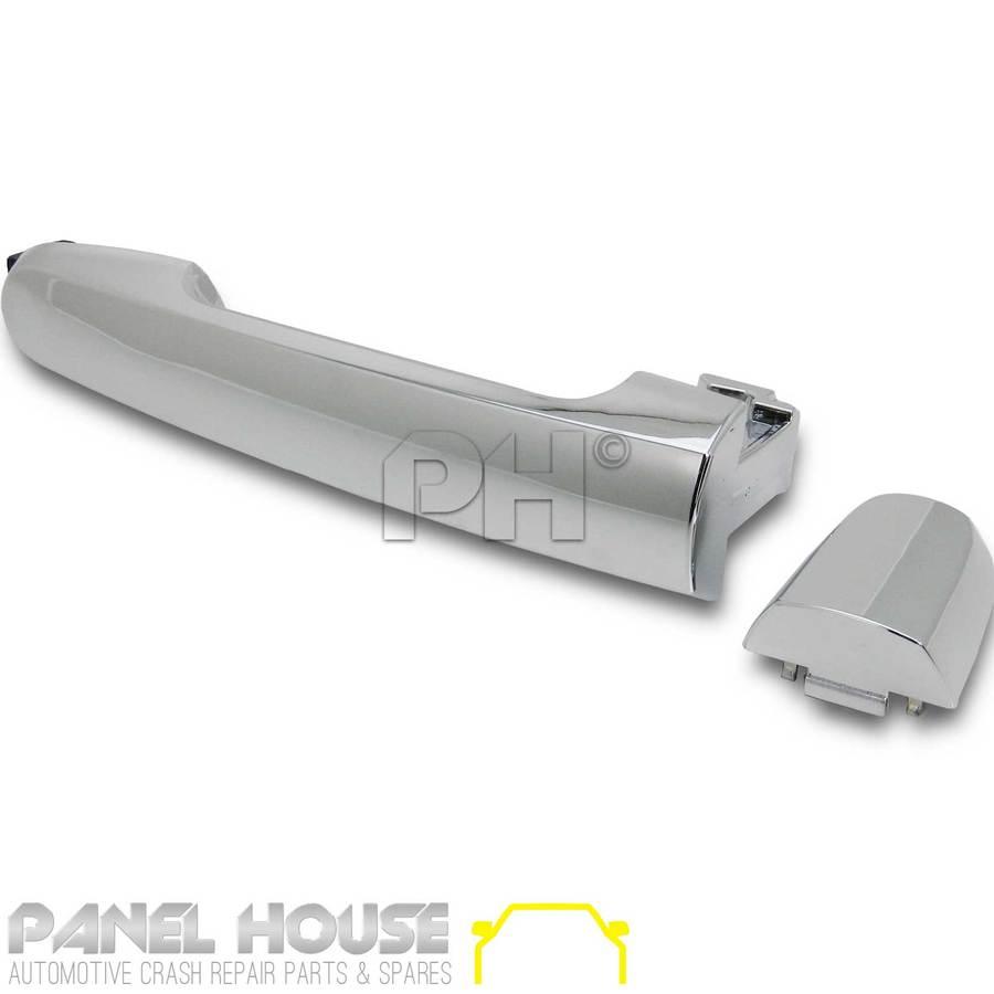 Door Handle LEFT Rear Outer Chrome Fits Toyota Hilux Ute 05-14 - 4X4OC™