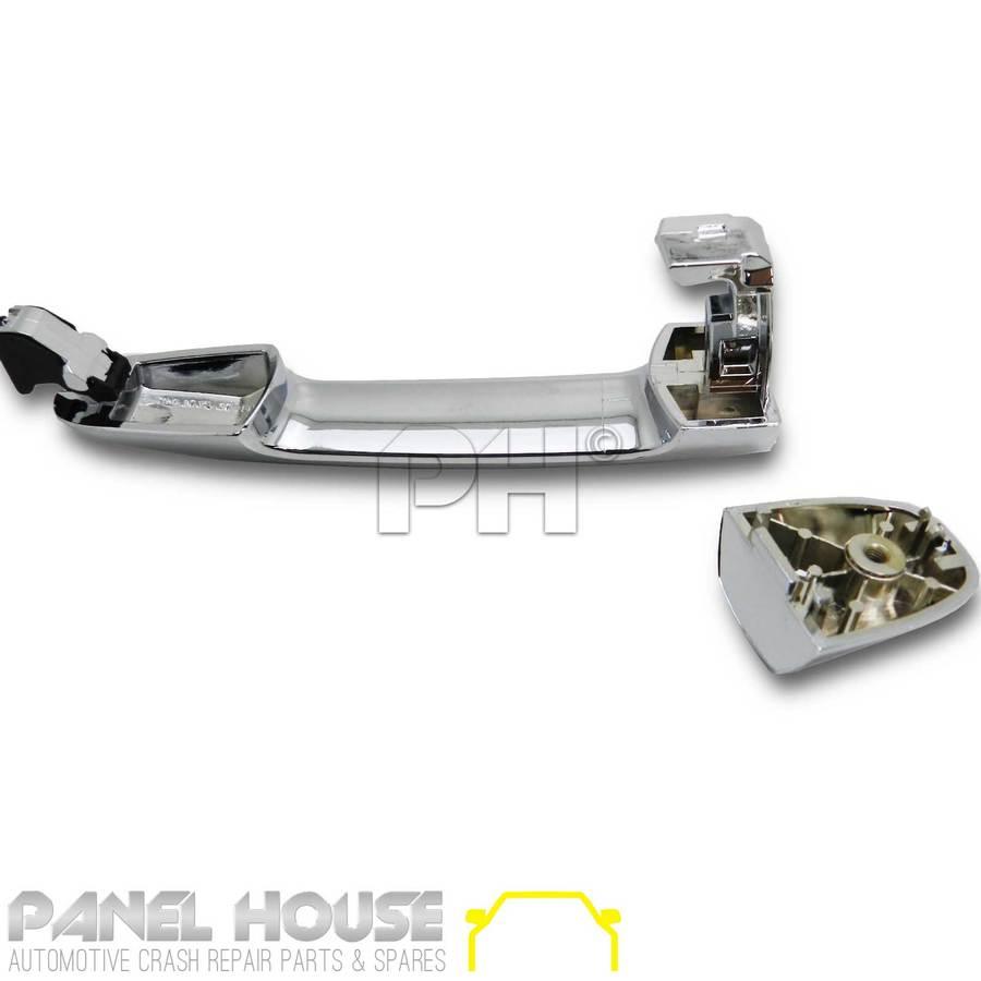 Door Handle LEFT Rear Outer Chrome Fits Toyota Hilux Ute 05-14 - 4X4OC™