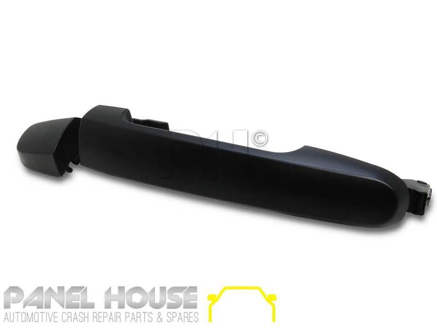 Door Handle LEFT Rear Outer Black NO KEYHOLE TYPE Fits Toyota HILUX Ute 05-11 - 4X4OC™