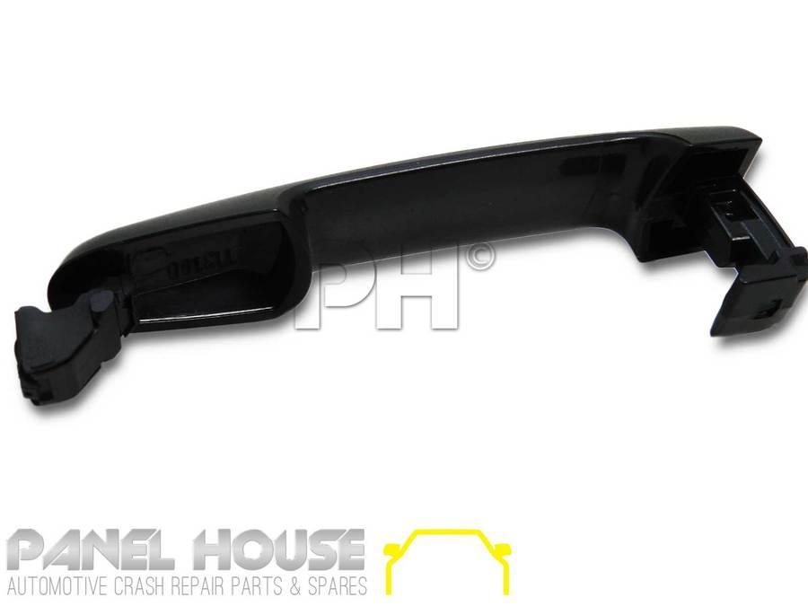 Door Handle LEFT Rear Outer Black NO KEYHOLE TYPE Fits Toyota HILUX Ute 05-11 - 4X4OC™