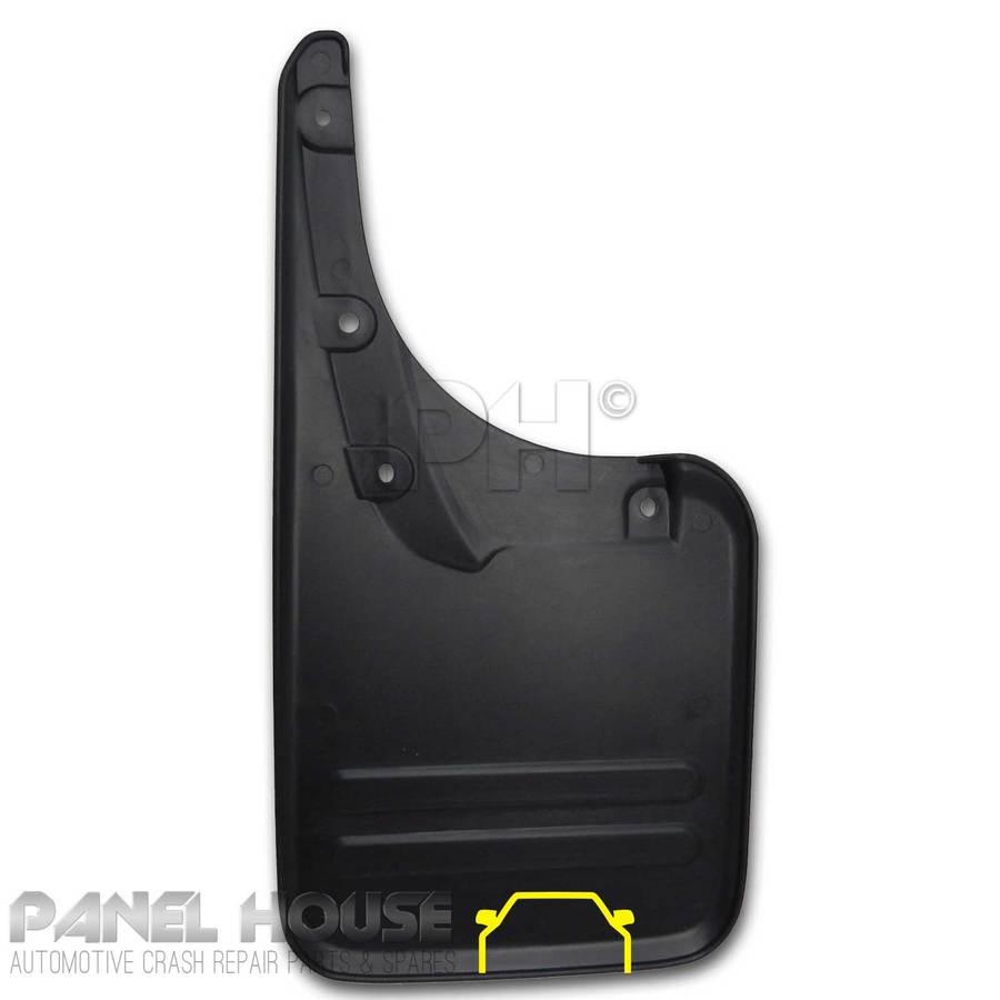 MudFlap No Flare Type RIGHT Rear Fits Toyota Hilux 4WD Ute 05-14 - 4X4OC™