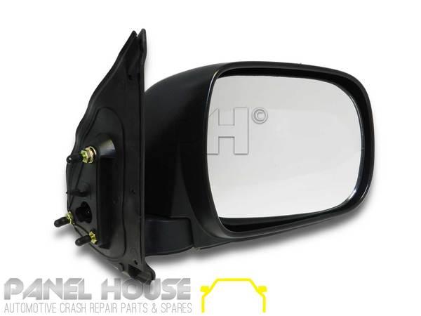 Door Mirror PAIR Black Manual Fits Toyota HILUX Ute GGN KUN TGN 05-11 - 4X4OC™