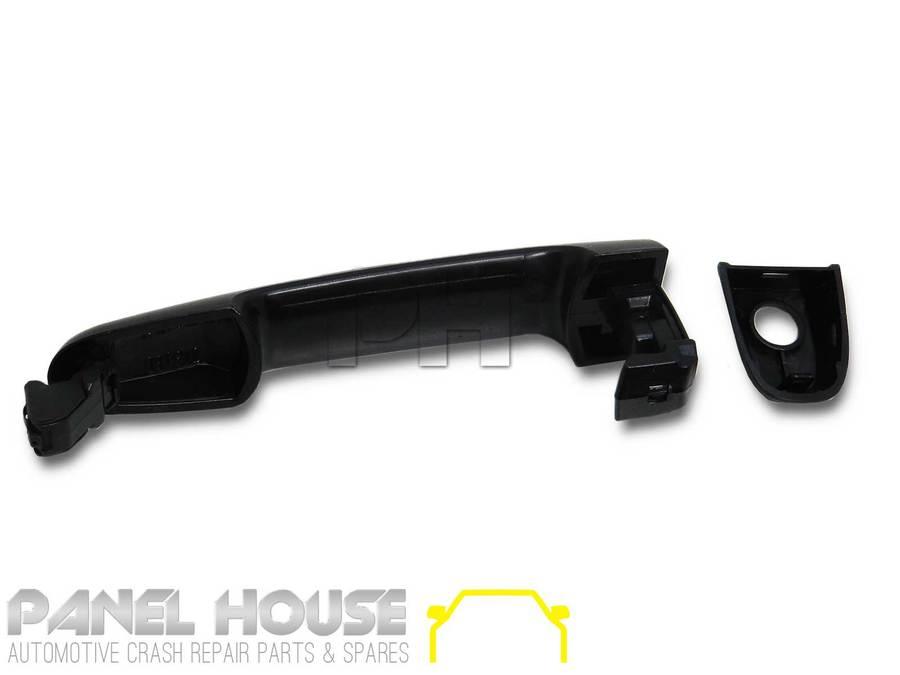 Door Handle LEFT Front Outer BLACK WITH KEYHOLE Fits Toyota HILUX 11-14 Ute - 4X4OC™