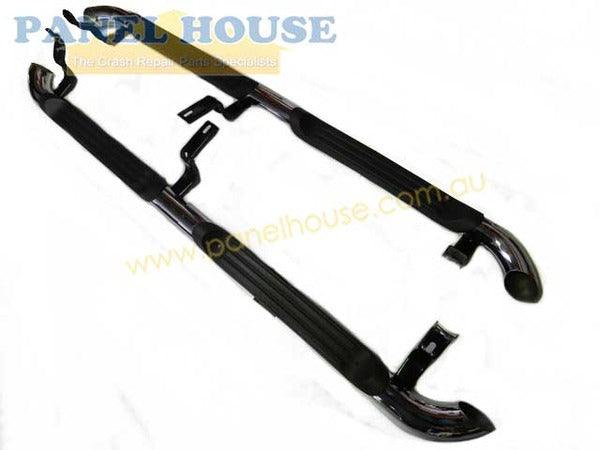 Chrome Side Step Kit NEW fits Ford Ranger PX Ute 2011 On Dual Cab Aftermarket - 4X4OC™