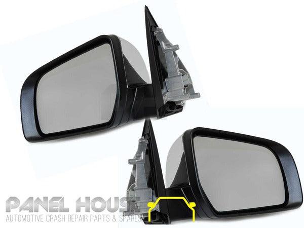 Door Mirrors PAIR Chrome Electric AUTOFOLD fits Ford Ranger PX Ute 11-19 - 4X4OC™
