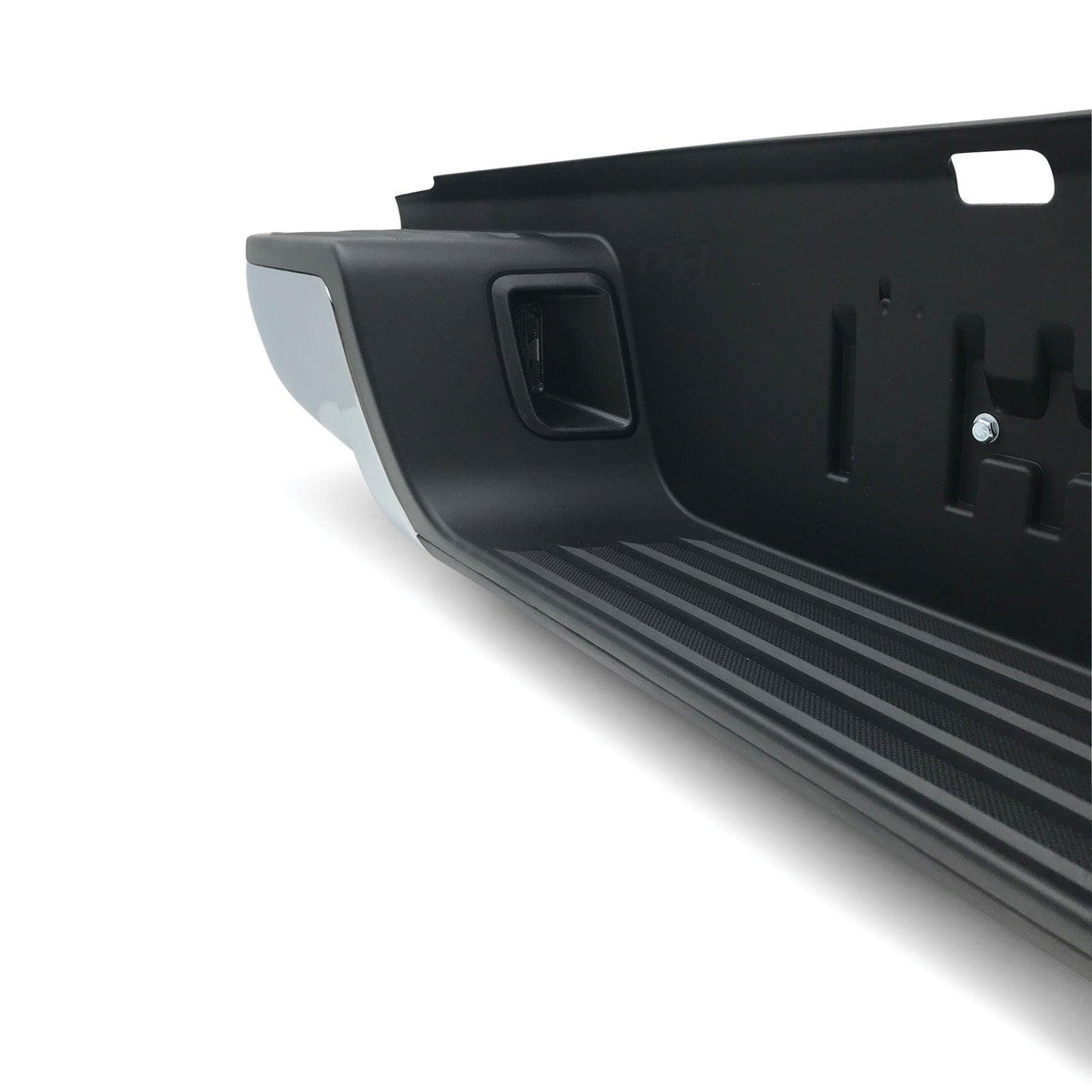 Rear Step Bumper Chrome With Brackets No Sensor fits Ford Ranger PX Ute 2011-2019 - 4X4OC™