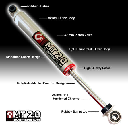 MT2.0 Holden Trailblazer 2012-2020 Strut Shock Kit 2-3 Inch - MT20-HOLDEN-TRAIL-12 6