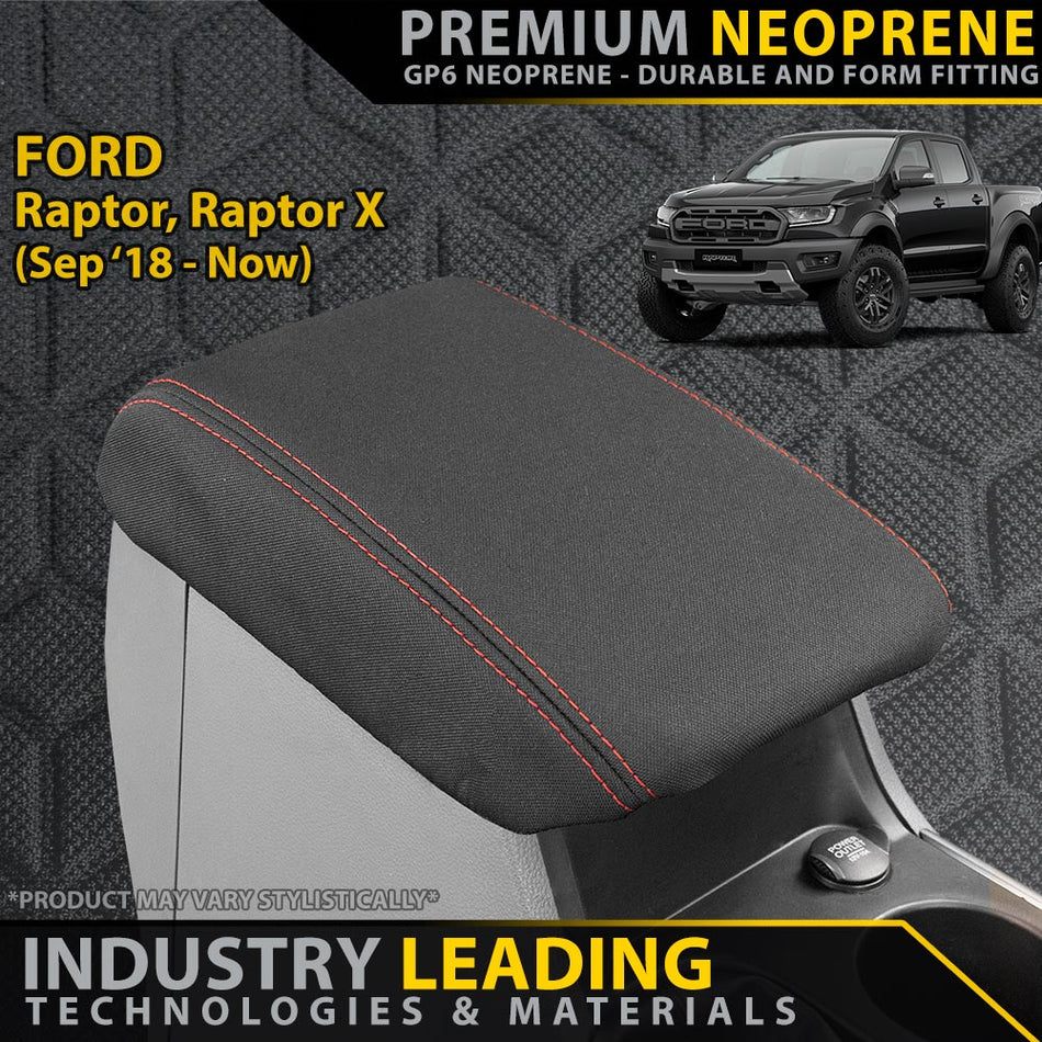 Ford Raptor Premium Neoprene Console Lid (Made to order)