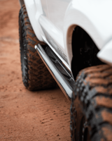Toyota Hilux N70 ANGLED Rock Sliders / Side Steps – Powdercoated