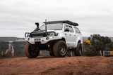 Toyota Hilux N70 ANGLED Rock Sliders / Side Steps – Powdercoated