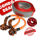 Carbon 5m 12T Tree Trunk Protector, 2 x Soft Shackles, Recovery Ring Combo Deal - CW-COMBO-5MTTP-MFSS-RR10 2
