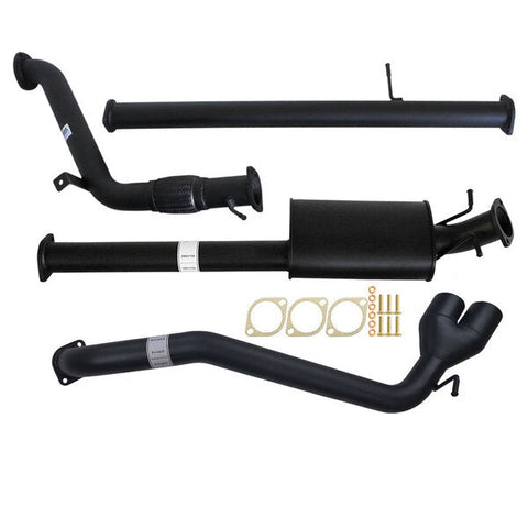 FORD RANGER PX 3.2L 9/2011 - 9/2016 3" TURBO BACK CARBON OFFROAD EXHAUST MUFFLER ONLY SIDE EXIT TAILPIPE