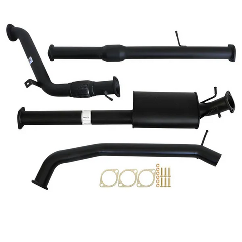 FORD RANGER PX 3.2L 9/2011 - 9/2016 3" TURBO BACK CARBON OFFROAD EXHAUST WITH CAT & MUFFLER