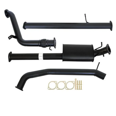 FORD RANGER PX 2.2L 9/2011 - 9/2016 3" TURBO BACK CARBON OFFROAD EXHAUST MUFFLER & NO CAT - FD242-MO 1