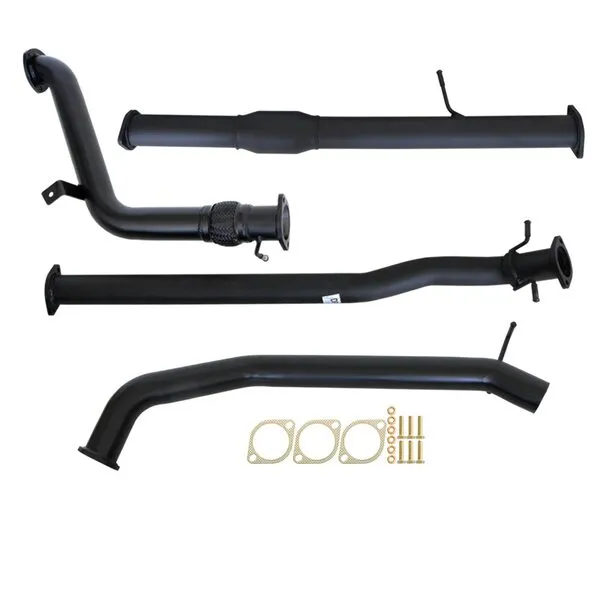 FORD RANGER PX 2.2L 9/2011 - 9/2016 3" TURBO BACK CARBON OFFROAD EXHAUST CAT NO MUFFLER - FD242-PC 1
