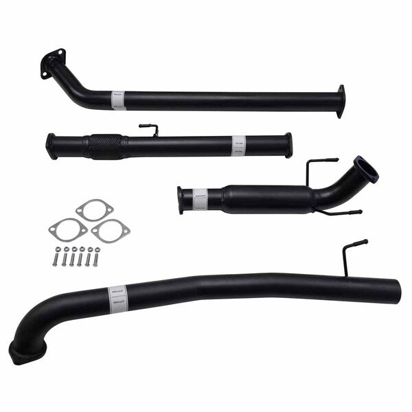 Fits Toyota HILUX GUN122/125R 2.4L 2GD-FTVTD 2017>3" #DPF# BACK CARBON OFFROAD EXHAUST WITH HOTDOG ONLY - TY257-HO 1