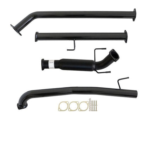 Fits Toyota HILUX GUN126/136R 2.8L 1GD-FTV 2015>3" #DPF# BACK CARBON OFFROAD EXHAUST WITH HOTDOG ONLY - Carbon Offroad