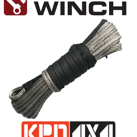 Synthetic Rope Replacement kit to suit CW-45 4500lb winch rope