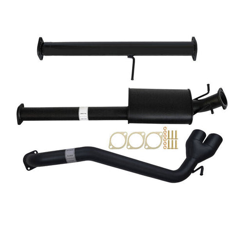 FORD RANGER PX 3.2L 10/2016>3" # DPF # BACK CARBON OFFROAD EXHAUST MUFFLER ONLY SIDE EXIT TAILPIPE