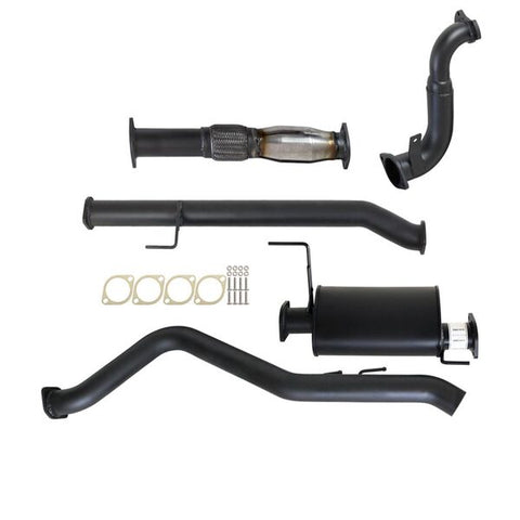 HOLDEN COLORADO RG 2.8L DURAMAX 6/2010 - 9/2016 3" TURBO BACK CARBON OFFROAD EXHAUST WITH CAT & MUFFLER